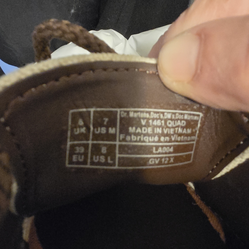 NWT. Dr Martens Canvas Embroidered Platform Oxfords -NO BOX - Picture 8 of 9